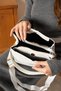 White Printed Women's Hand and Shoulder Bag - NB2117 - 3