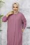 Merve Hac Ve Umre Double Set Outfit Dusty Rose - 6