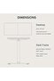 FLEXISPOT EN1 One-Piece Standing Desk 55 x 24 Inches - White Frame + White Top, 2 Packages - 6