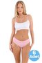 Women's Cotton Combed Single Jersey Fabric Bikini Panties Women's Bikini Panties 6 Pieces - 7