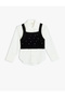 Sweater Detailed Long Sleeve Shirt