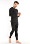2-Piece Unisex Cotton Thermal Suit |   Raised Thermal Tights and Long Sleeve Undershirt Set (2 Pieces) - 8