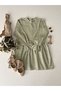 Green Poplin Tunic and Boy's Salopet-Bow Tie (Set of 2) - 2