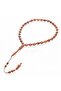 33 Pieces of Men's Rosary Beads, Barley Cut, Coffee Color, 7 Mm, Self-Tasselled - 2