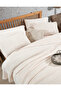 100% Cotton Waffle Double Fringe Free Bedspread 230X250 - 4