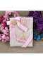 Gift Silk Nur Taffeta Prayer Rug Pink & Rose Pearl Prayer Beads 8 Mm Pink