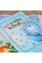 Children's Prayer Mat and Educational Book Prayer Set - Blue 45X82 cm - 110 Gr - Rosary - 4