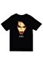 Marilyn Manson Printed Unisex 100% Cotton Black T-Shirt