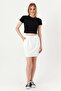 Women's Basic Mini Skirt - 3