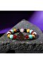 Virgo Zodiac Natural Stone 8mm Clover Bracelet - 2