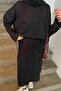 Crystal Skirt Suit Black - 3