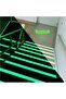 Night Glowing Photoluminescent Width 10 cm Reflective 1 Mt Warning Green Phosphorescent Reflective Flat Strip Tape - 4