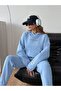 SWEATSHIRT CROP ELASTIC LEG SET - 2