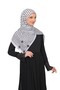 Scarf Palestine Kefiye Unprinted Checkered Black Women's Shawl Polyester Unisex - 4