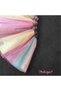 Unicorn Tutu Skirt, Lined, Silver Glitter and Rubber Belt Girls Foot - 3