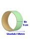 Night Glowing Photoluminescent Green Reflective Highlighter Auto Reflective Flat Strip Tape 5 cm 1 Mt Warning Tape - 2