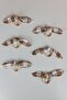 Retro Bow Wooden Napkin Ring Set of 6 - 4