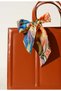 Women's Rectangular Hand and Shoulder Bag with Scarf - 3