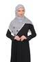 Scarf Palestine Kefiye Unprinted Checkered Black Women's Shawl Polyester Unisex - 3