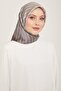 Dj Pure Silk Scarf 9150D - Grey Cream Design (S) - 87 - 3