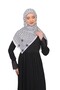 Scarf Palestine Kefiye Unprinted Checkered Black Women's Shawl Polyester Unisex - 2
