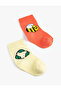 Set of 2 Printed Socks - 3