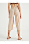 Wide Leg Trousers with Elastic Waist - 4