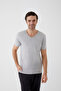 Men's Cotton V-Neck Short Sleeve T-Shirt 2 Pcs - 7