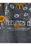 Slogan Printed T-Shirt Crew Neck Short Sleeve - 6