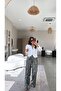 Silver Sequined Trousers - 2