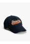 College Cap Hat Embroidered Cotton - 2