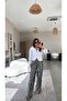 Silver Sequined Trousers
