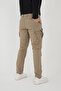 Camp594 Outdoor Softshell Water and Wind Resistant Winter Men's Beige Tactical Pants with Fleece Inside - 8