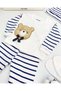 New Season Boxed 5-Piece Hospital Discharge Set with Teddy Bear Baby Boy Newborn Outfit - 5