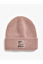 Beret Ribbed Label Detailed