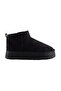Black Sheepskin Thick Sole Ankle Short Cold Resistant Suede Women's Boots & Bootie - 3