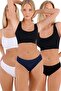 Women's Cotton Combed Single Jersey Fabric Bikini Panties Women's Bikini Panties 3 Colors - 8