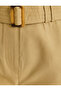 Cargo Pants Straight Leg Pocket Belt Detailed Normal Waist - 6