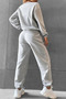 Cotton Large Size Unisex Tracksuit - 2