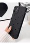 Case compatible with iphone 12 matte black heart pattern shockproof soft camera protection cover - 4