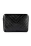 15-15.6 Inch Notebook Laptop Bag - Faux Leather MacBook Protective Case - Black (39X28.5 cm) - 6