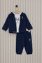 Us Polo Baby Boy 3-Piece Set Usb2097 Dark Indigo