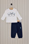 Us Polo Baby Boy 3-Piece Set Usb2097 Dark Indigo - 3
