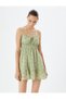 Mini Fisto Dress with Rope Straps and Gipeli Lace Detail