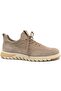 Men's Dark Mink Genuine Leather Sneaker Shoes 4Y1Ua17611