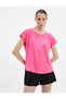 Basic Sports T-Shirt Relaxed Cut Short Sleeve Crew Neck - 3