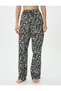 Zebra Patterned Pajama Bottom Elastic Waist Men's Shoes Gx9688 - 3