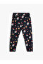 Jogger Sweatpants Christmas Themed Santa Claus Printed Cotton - 2