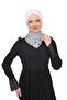 Palestinian Keffiyeh Scarf with Flag Print - 2