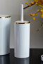 Lenox Toilet Brush - White & Gold - 2